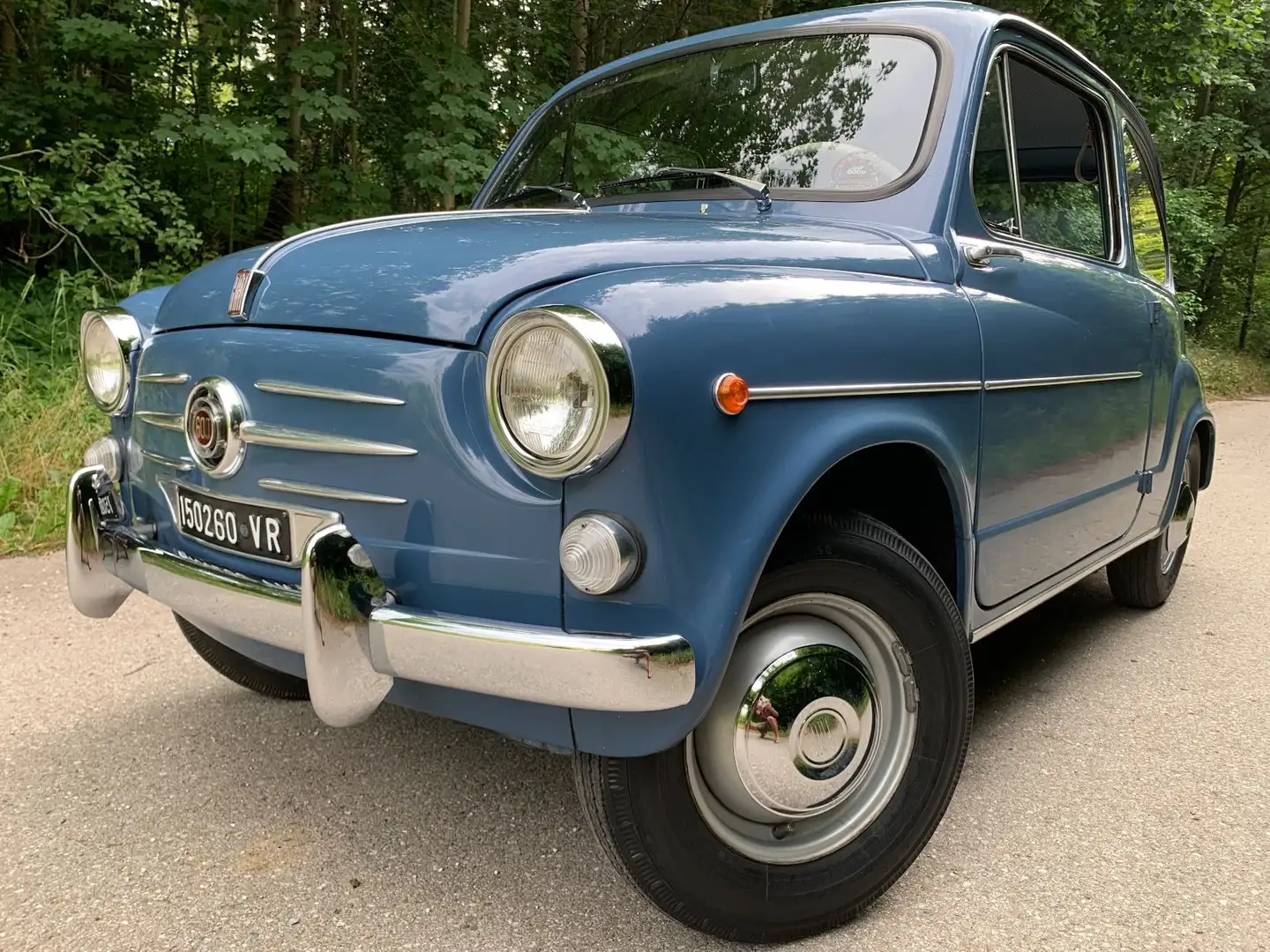 Fiat Fiat 600D, Erstlack! Museumsqualität,Top! Azul - 1