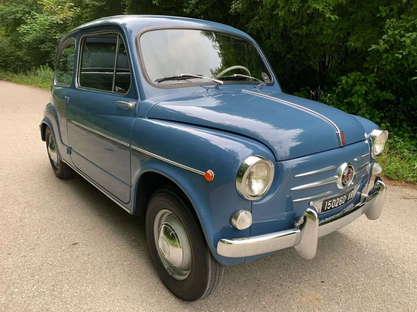 Fiat Fiat 600D, Erstlack! Museumsqualität,Top! Blauw - 2