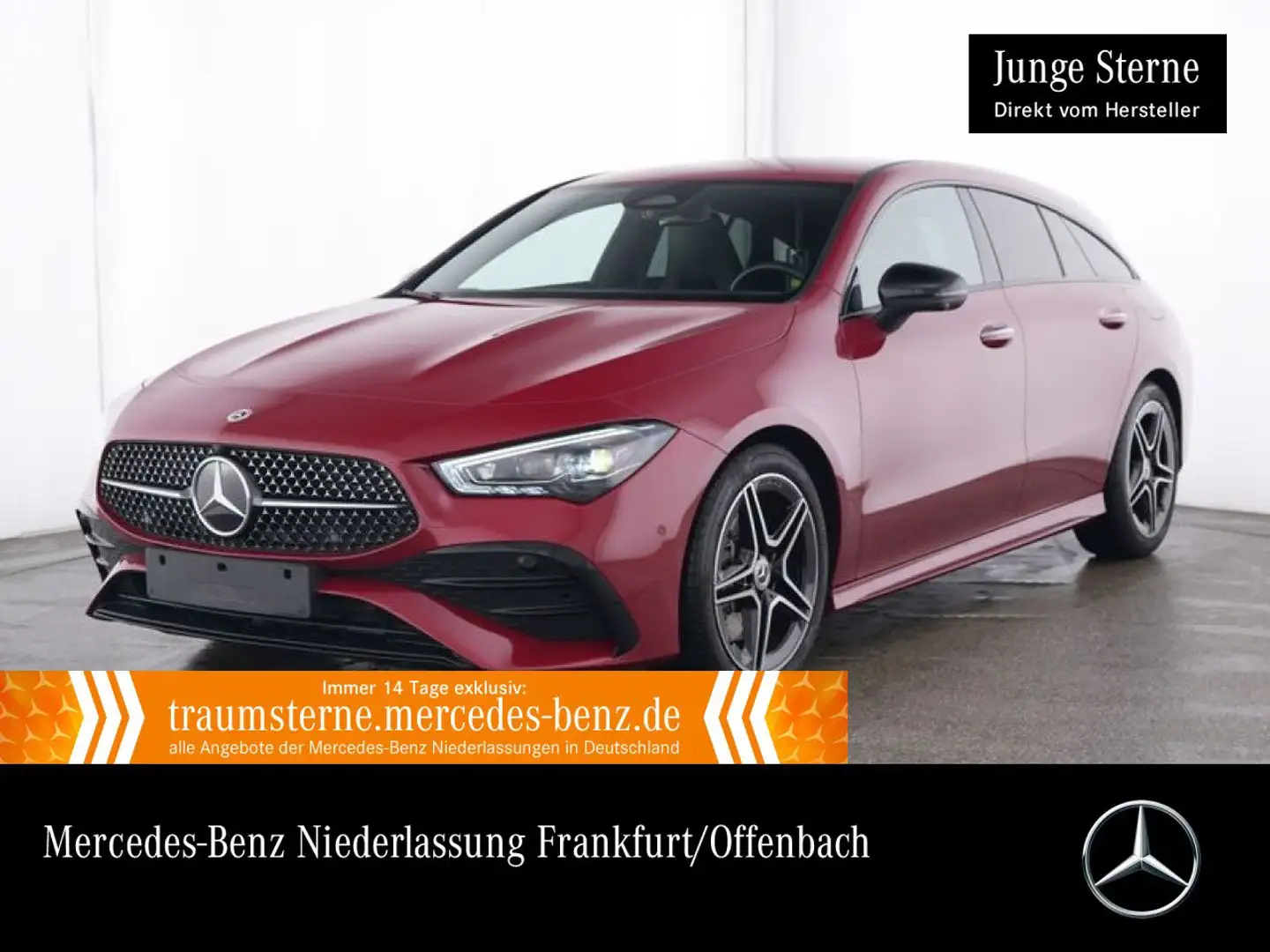 Mercedes-Benz CLA 200 d AMG+NIGHT+360°+AHK+MULTIBEAM+TOTW+8G Rot - 1