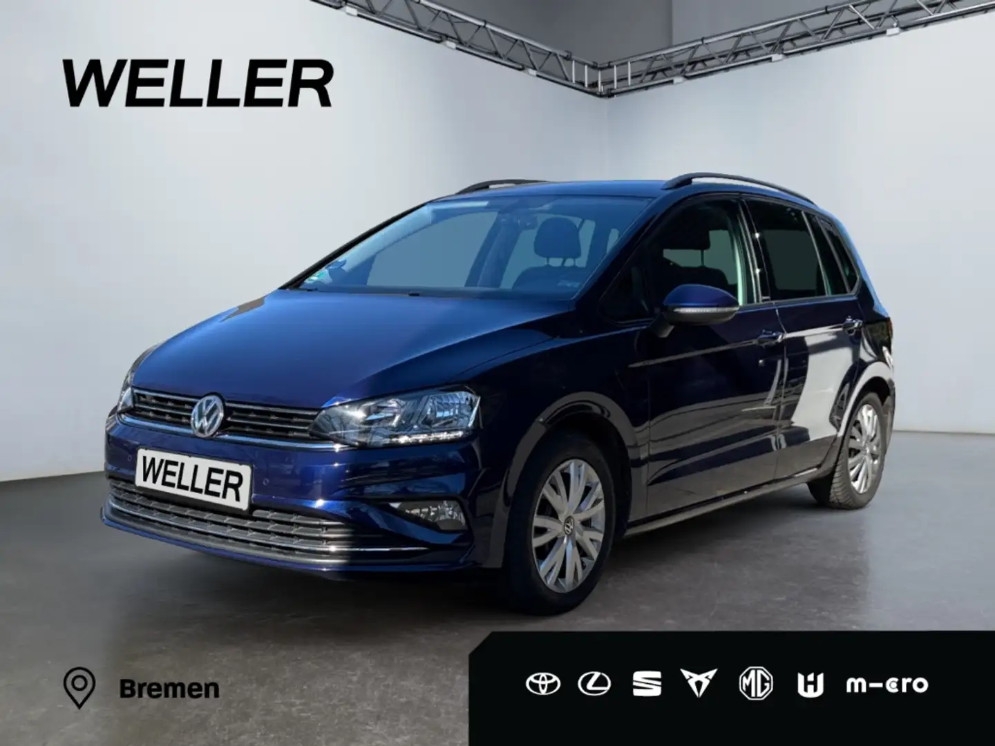 Volkswagen Golf Sportsvan 1.5 TSI DSG United *Navi*CAM*AHK Blau - 1