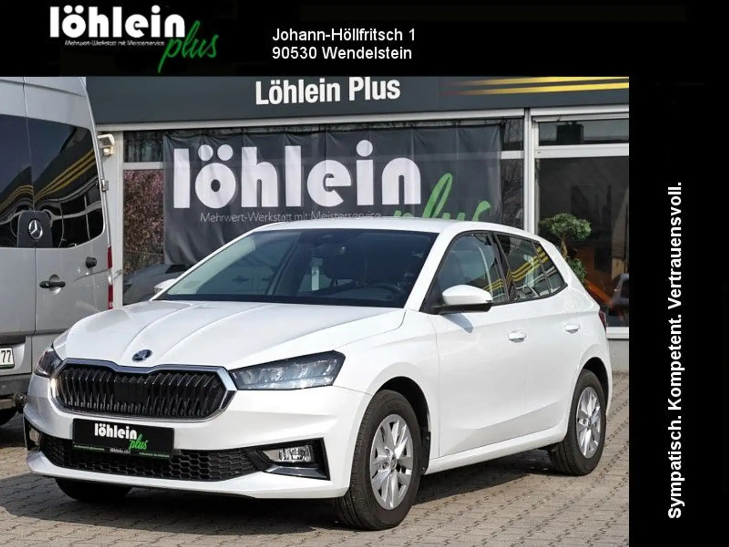 Skoda Fabia 1.0l TSI 70kW SHZ+PDC+TEMPOM Weiß - 1