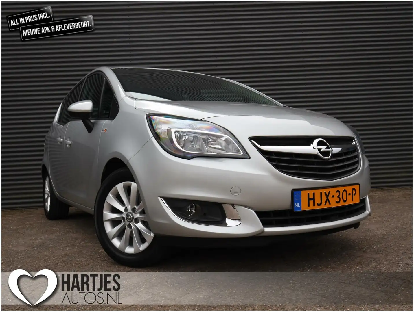 Opel Meriva 1.4 Turbo Blitz (Vol-Opties!) 1e eigenaar Grijs - 1