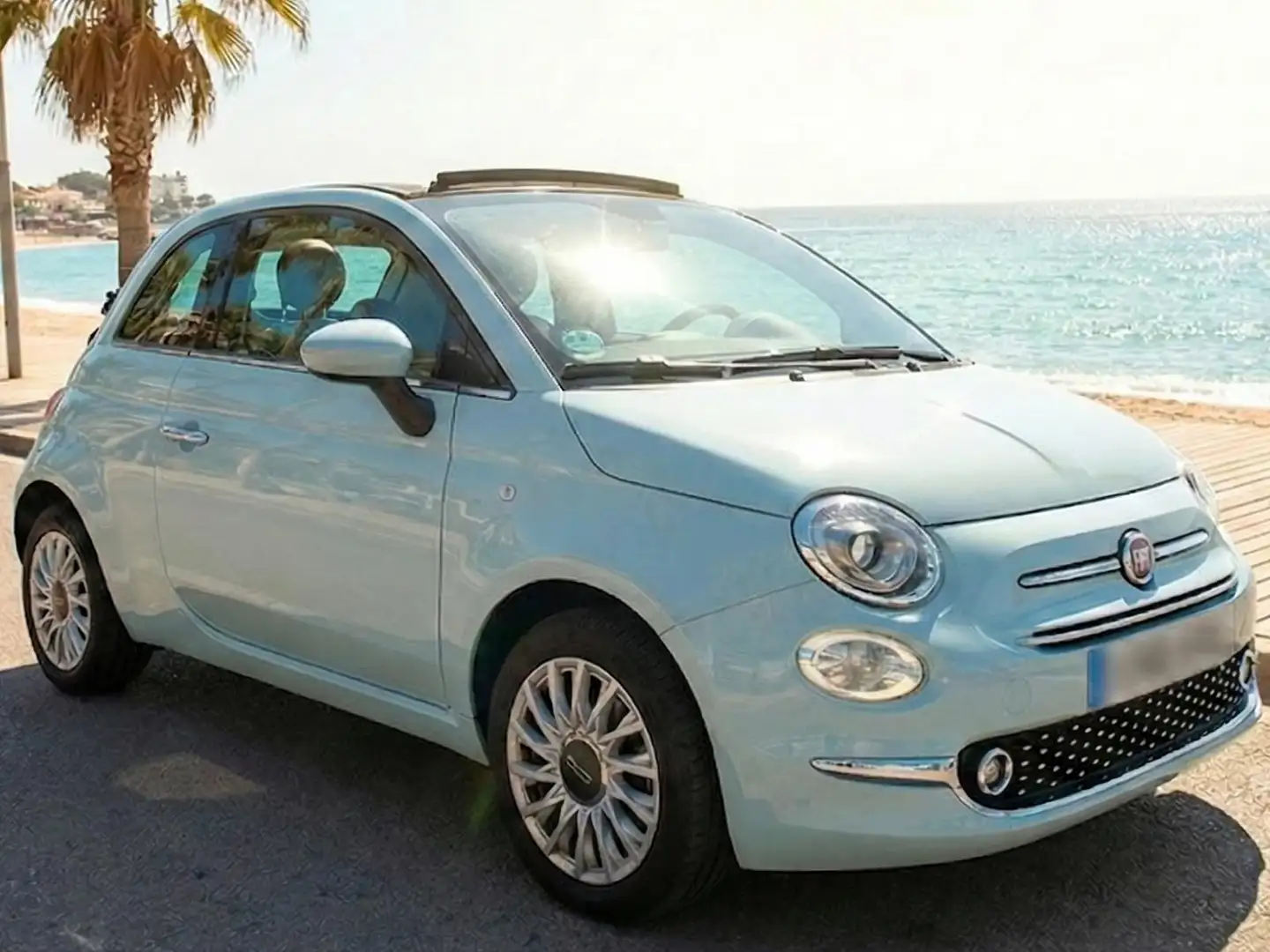 Fiat 500C Cabrio Hybrid Dolcevita Verde - 1