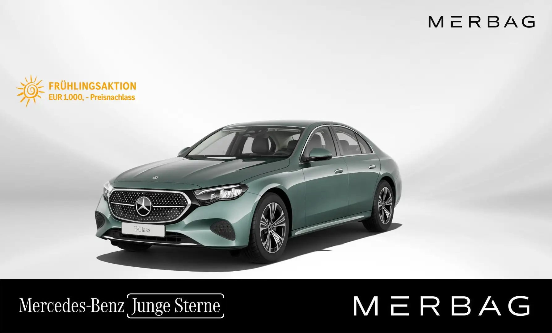 Mercedes-Benz E 220 d Limousine Silber - 1