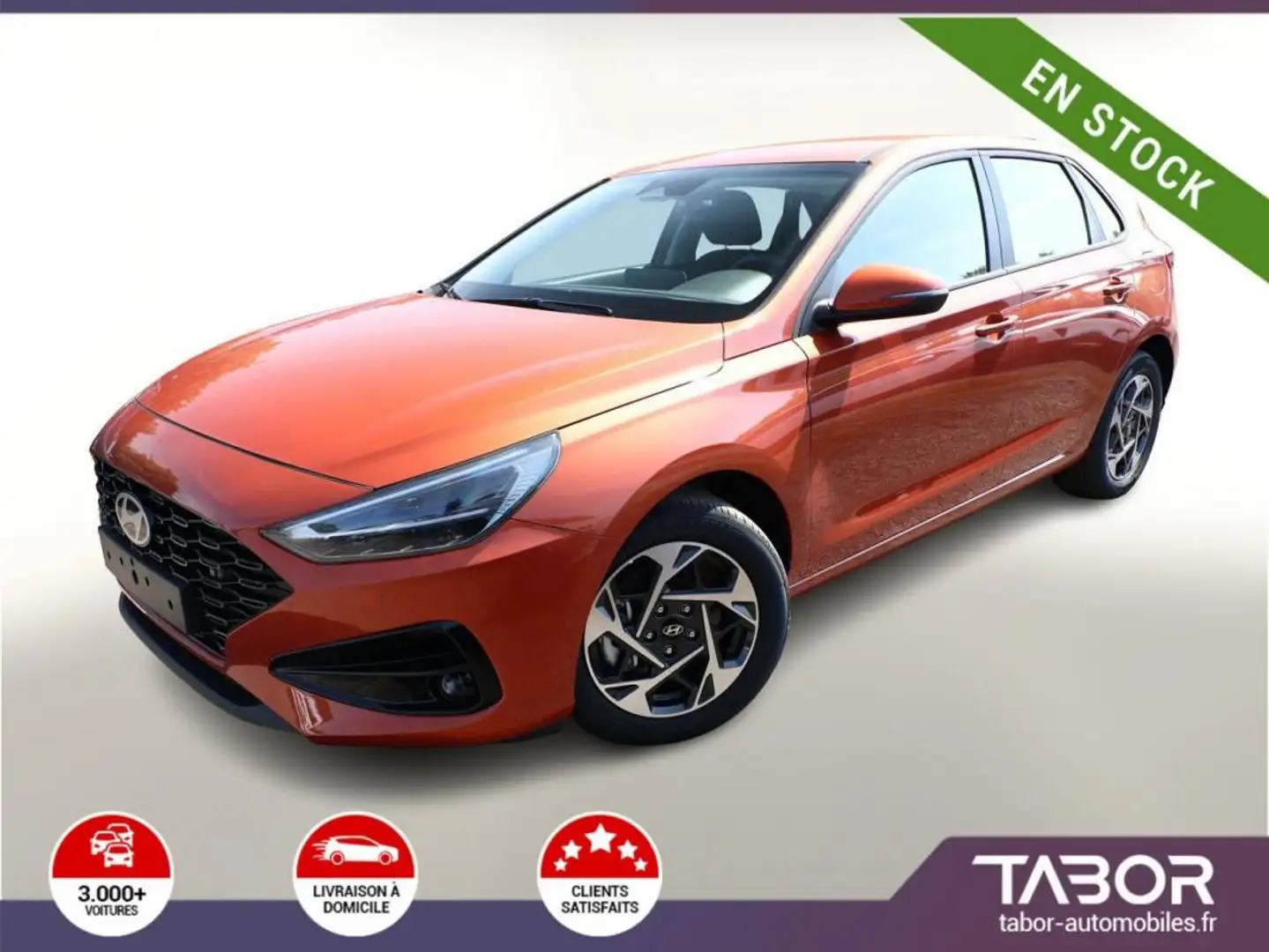 Hyundai i30 1.0 TGDI 100 Advantage LED GPS cam Orange - 1
