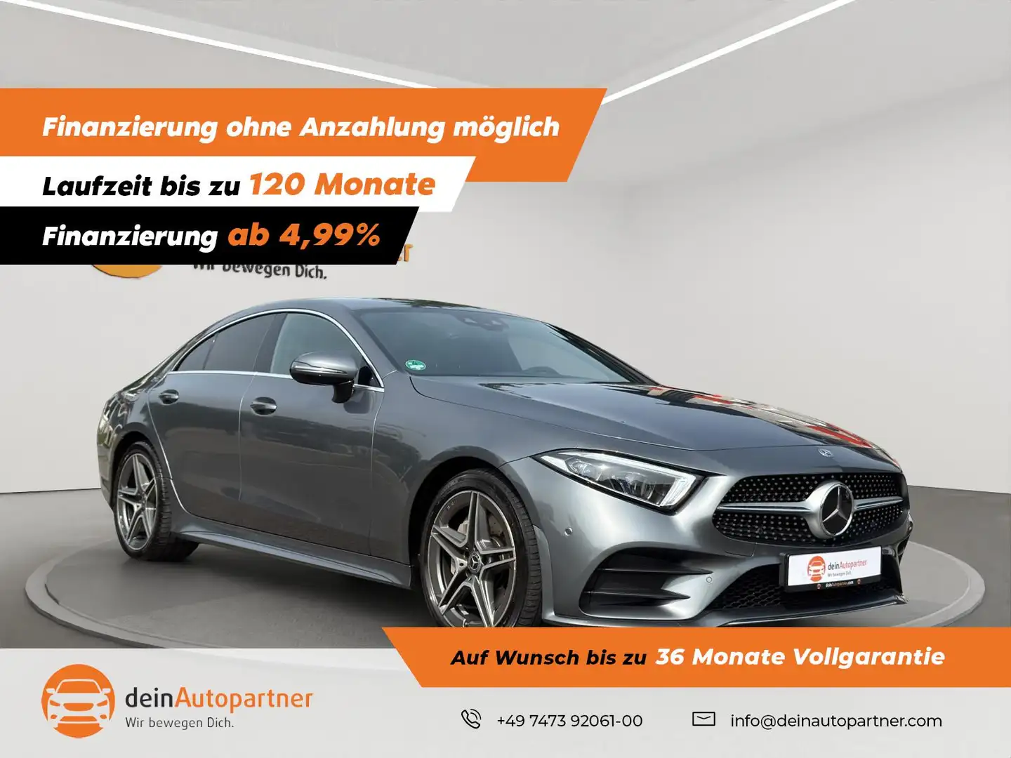 Mercedes-Benz CLS 350 d 4Matic AMG Styling LED/LEDER/DISTRONIC/LANE/SD/V Gris - 1
