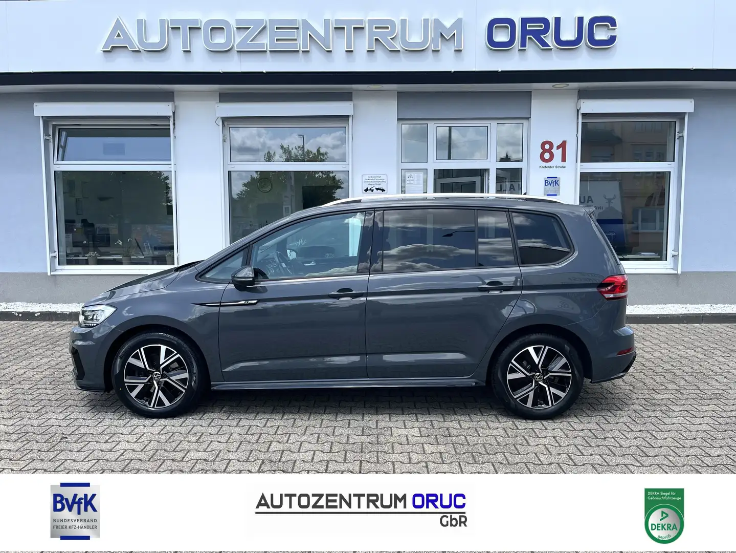 Volkswagen Touran 2.0 TDI R Line *ACC*LED*Navi*Kamera* Grau - 1