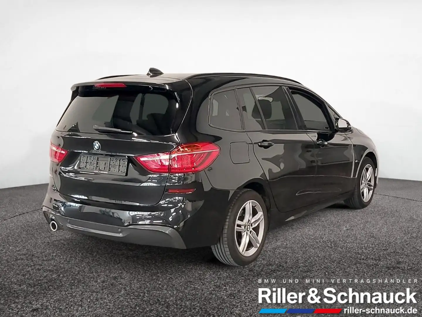 BMW 218 i Gran Tourer M Sport AHK+KAM+LED+NAVI+SHZ Schwarz - 2