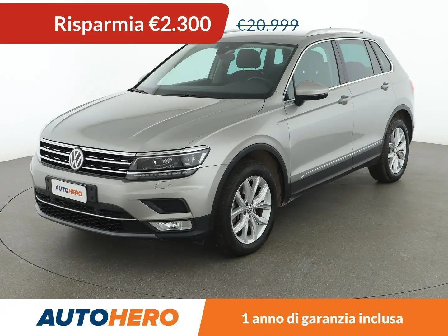 Volkswagen Tiguan 2.0 TDI Executive 190 CV DSG 4MOTION Grigio - 1