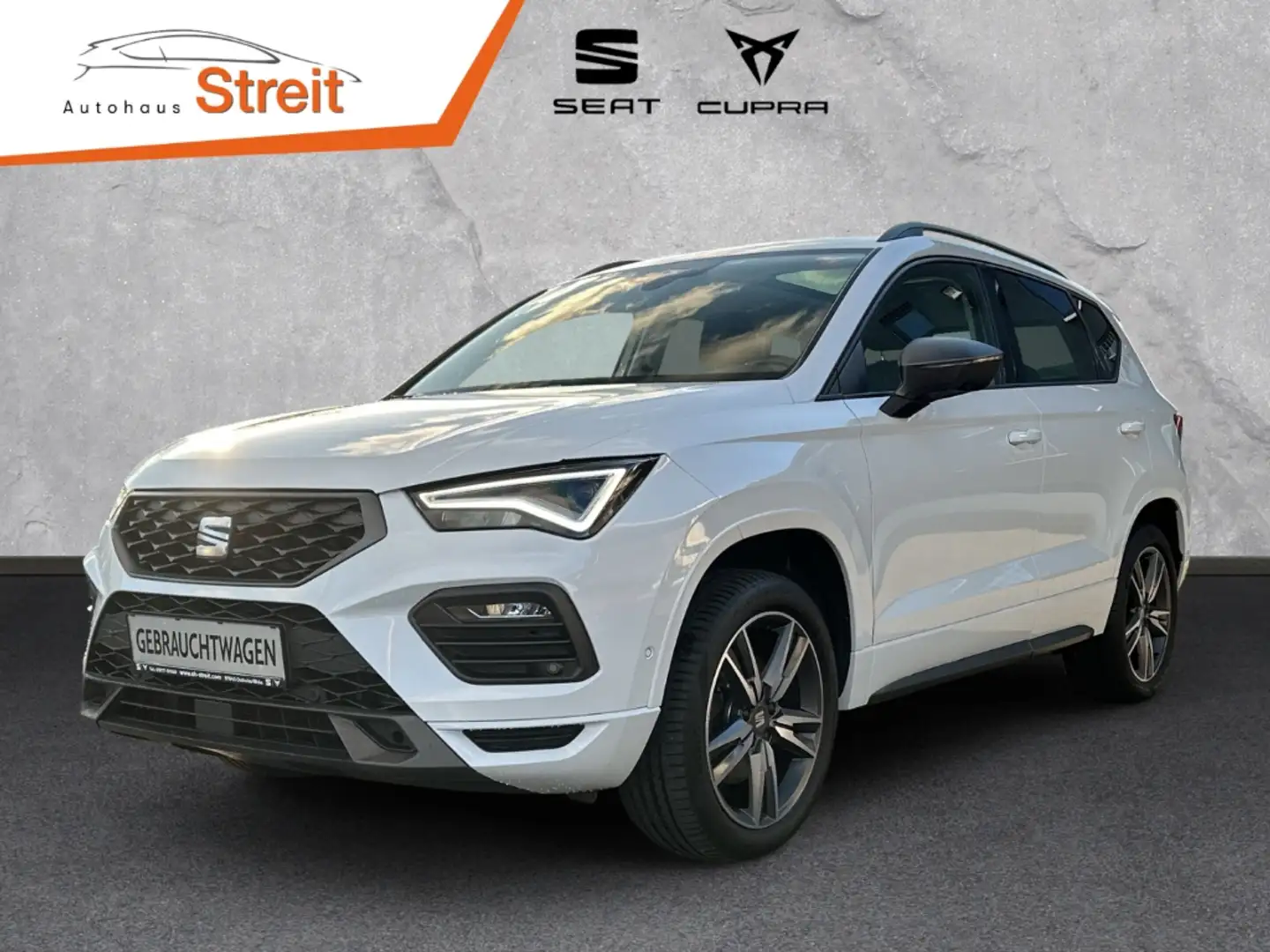 SEAT Ateca FR 2.0 TSI 140 KW (190 PS) 7-GANG DSG 4DRIVE AHK-k Weiß - 1