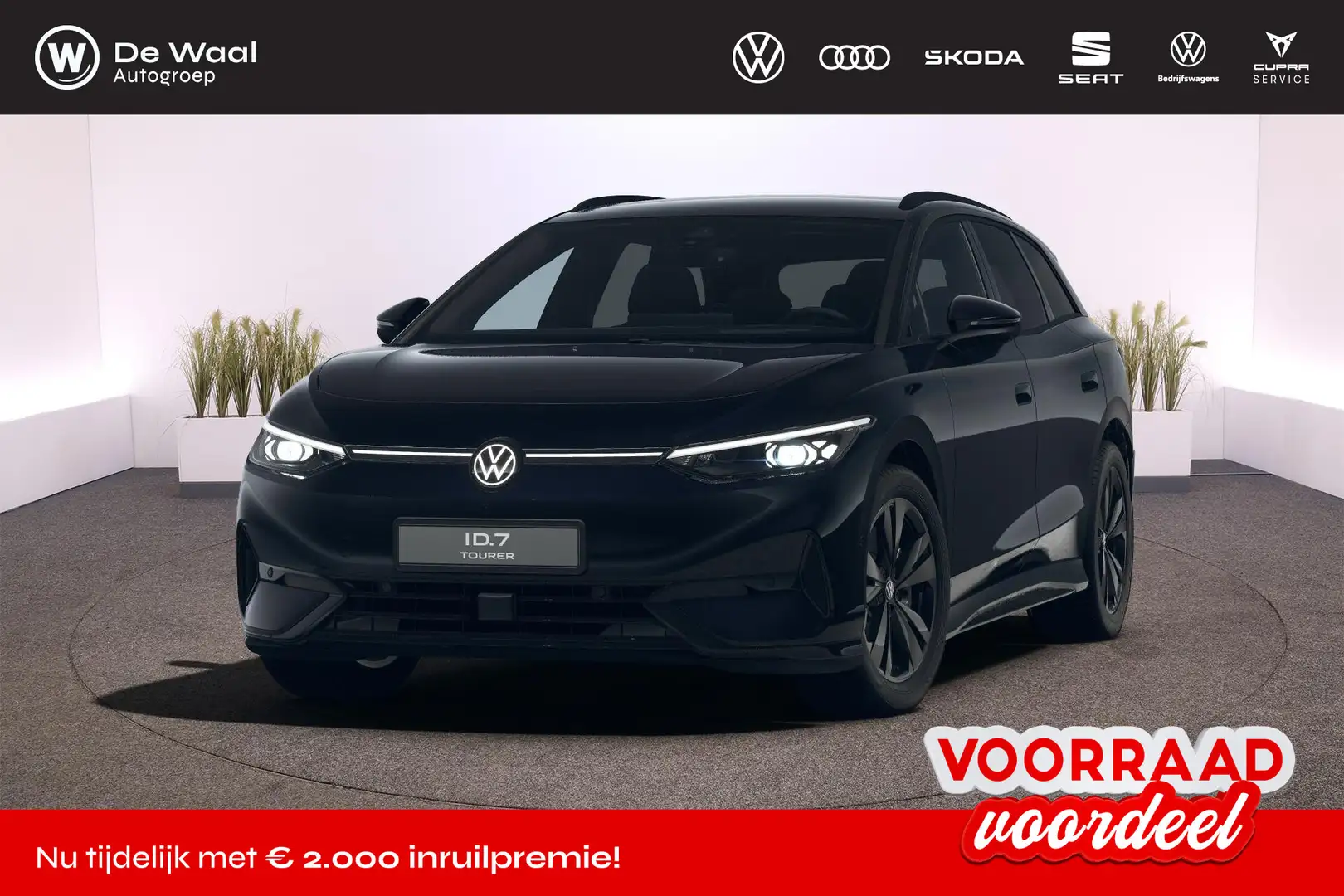 Volkswagen ID.7 Tourer Pro Limited Edition 77 kWh Zwart - 1