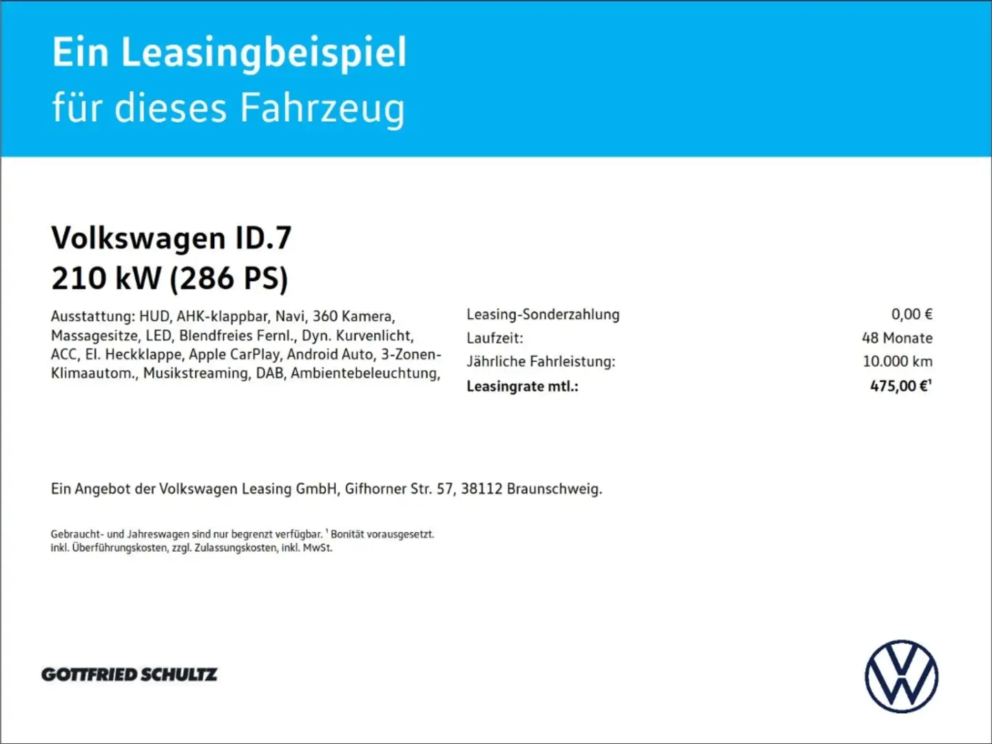 Volkswagen ID.7 Tourer Pro S 210 kW Navi Head-UP Sitzheizung AHK A Rot - 2