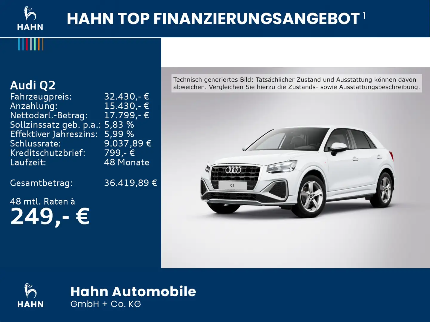 Audi Q2 35TFSI S-tronic S line Cam Matrix Navi Sitzhe Weiß - 2