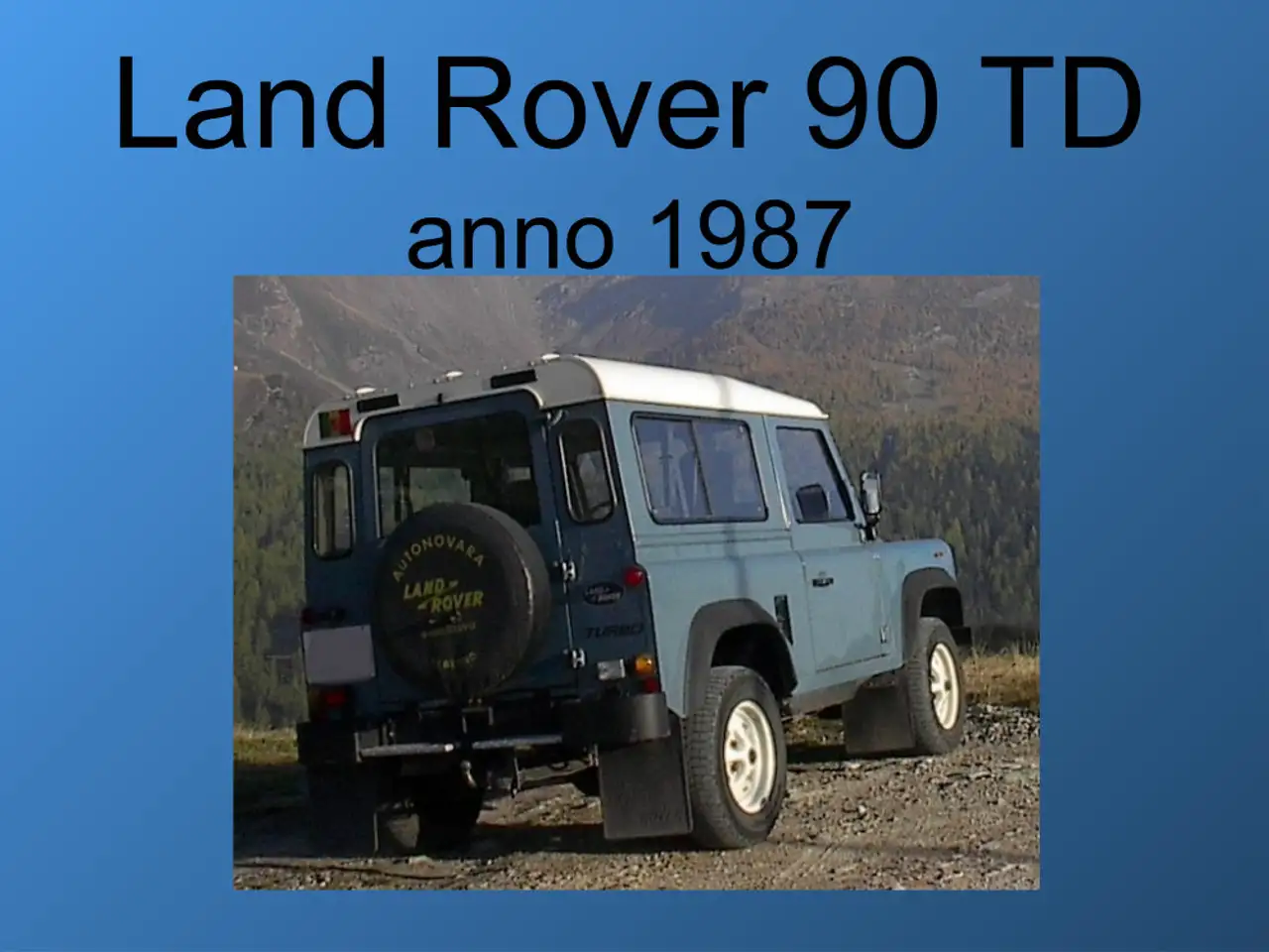 Land Rover Defender Autovettura, foto 1