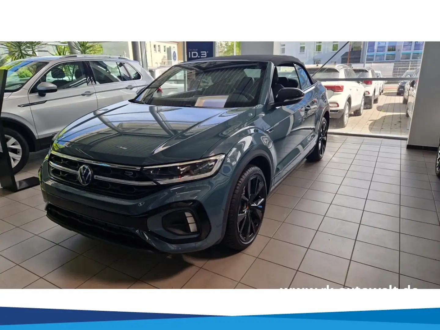 Volkswagen T-Roc Cabriolet 1.5 TSI DSG R-Line Navi digitales Cockpi Bleu - 1