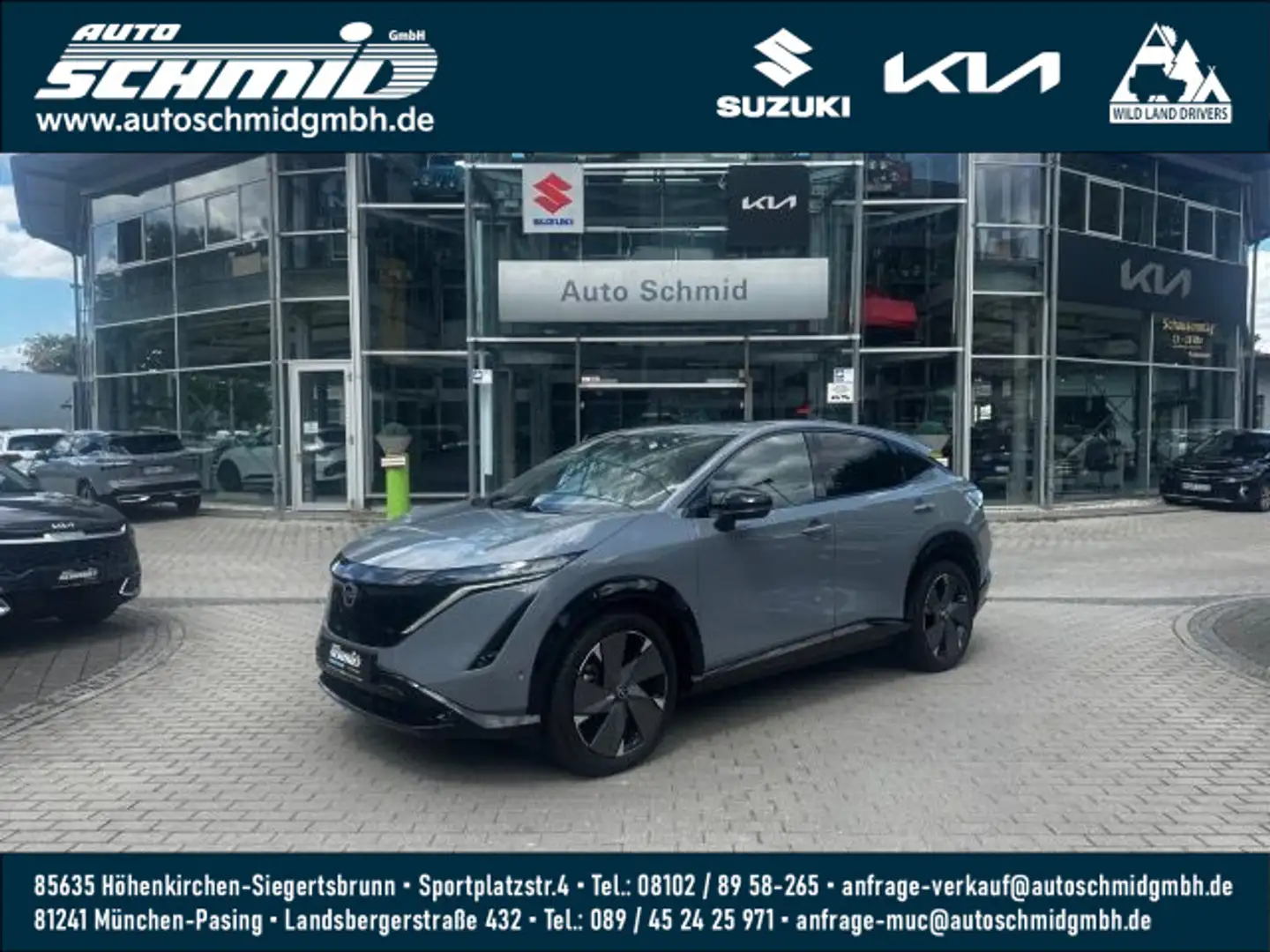 Nissan Ariya ARIYA 87kWh e-4orce 394 PS ALLRAD EVOLVE+ AHK Grau - 1