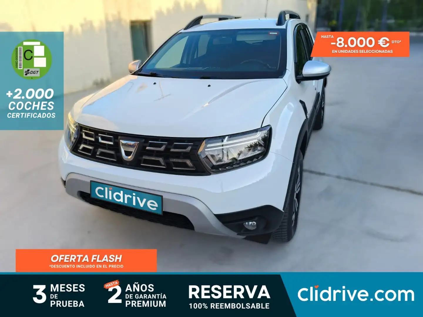 Dacia Duster 1.5 Blue dCi Prestige 4x4 85kW Blanco - 1