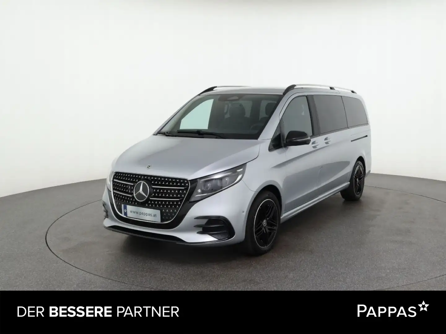 Mercedes-Benz V 300 d 4MATIC EXCLUSIVE Lang 6 Sitze Airm Pano Silber - 1