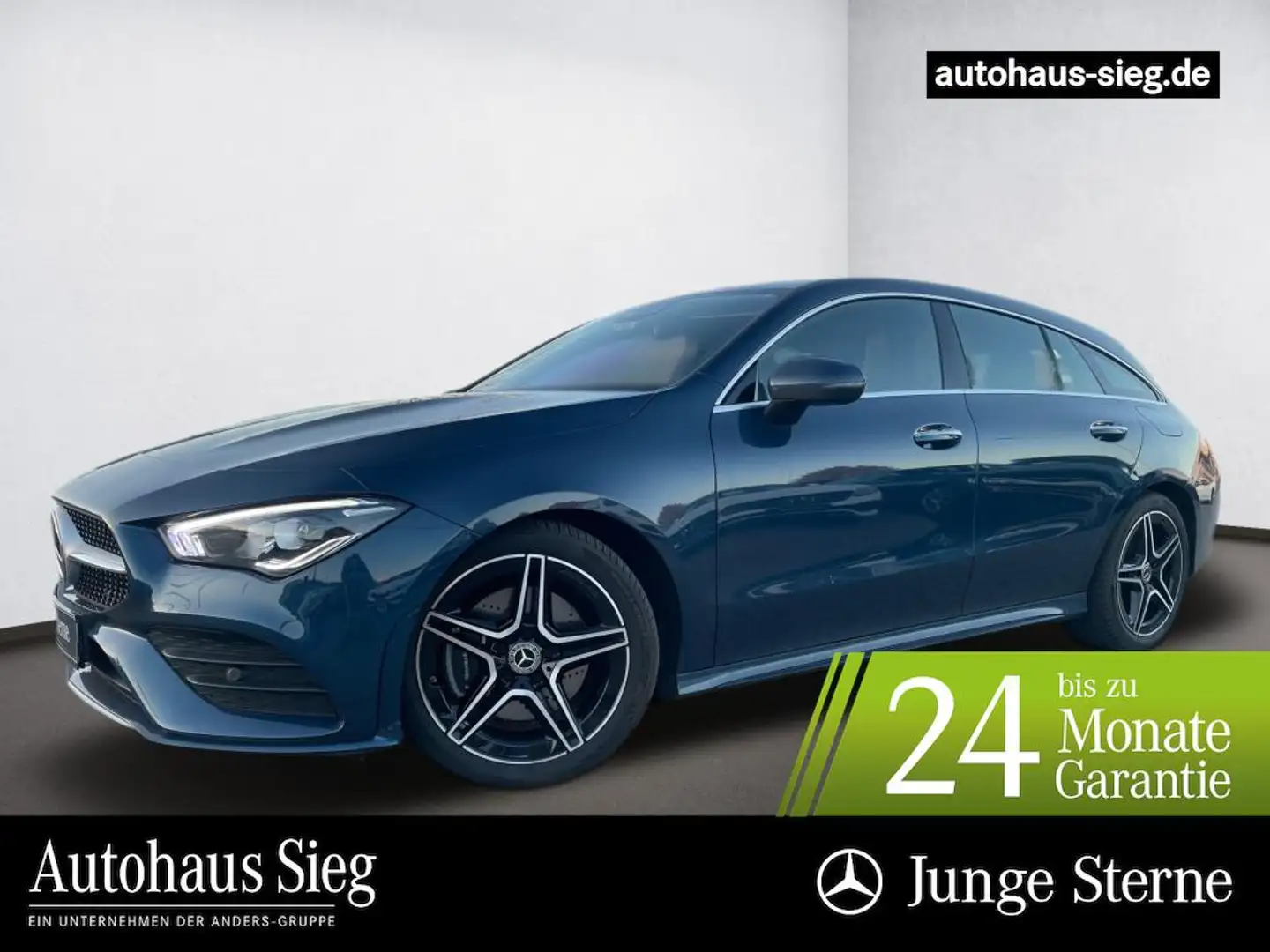 Mercedes-Benz CLA 200 d SB AMG+MBUX+LED+Distr+Keyl.+Kam+EASY-P Blau - 1