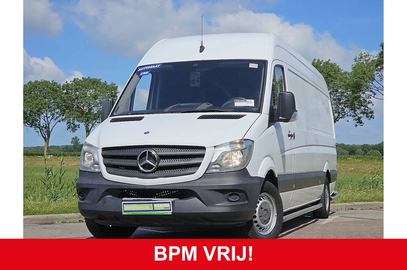 Mercedes-Benz Sprinter 316 1.8 NGT automaat NGT aardgas camera org hollan Wit - 2
