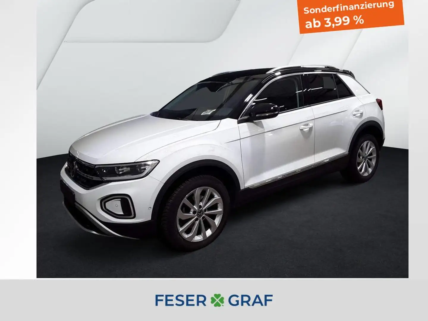 Volkswagen T-Roc 1.5TSI Style DSG AHK LED ACC PDC Sitzheiz Weiß - 1