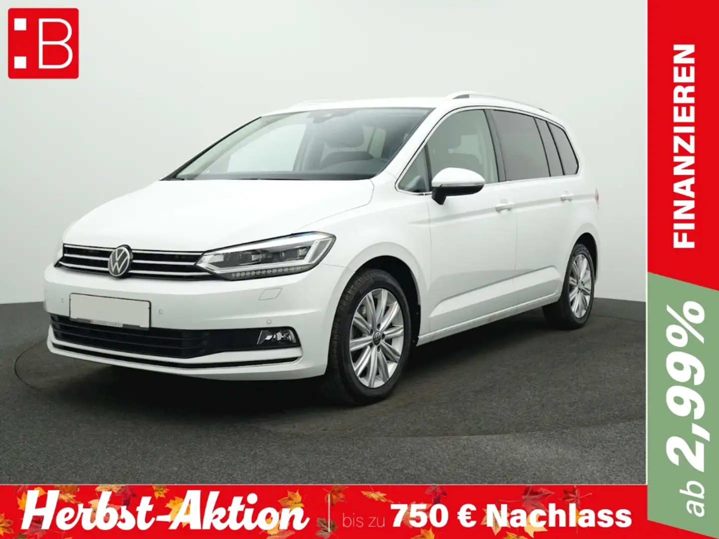 Volkswagen Touran 1.5 TSI DSG Highline AHK LED DIG.COCKPIT Weiß - 1