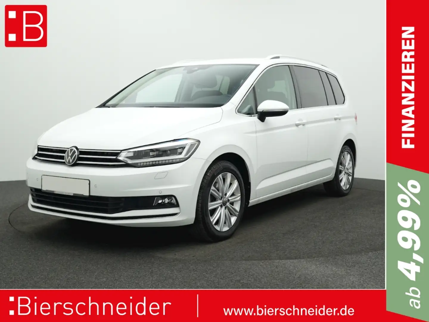 Volkswagen Touran 1.5 TSI DSG Highline AHK LED DIG.COCKPIT Weiß - 1