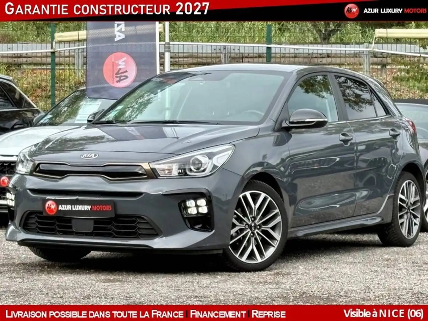 Kia Rio IV (2) 1.0 T-GDI 120 GT LINE Gris - 1