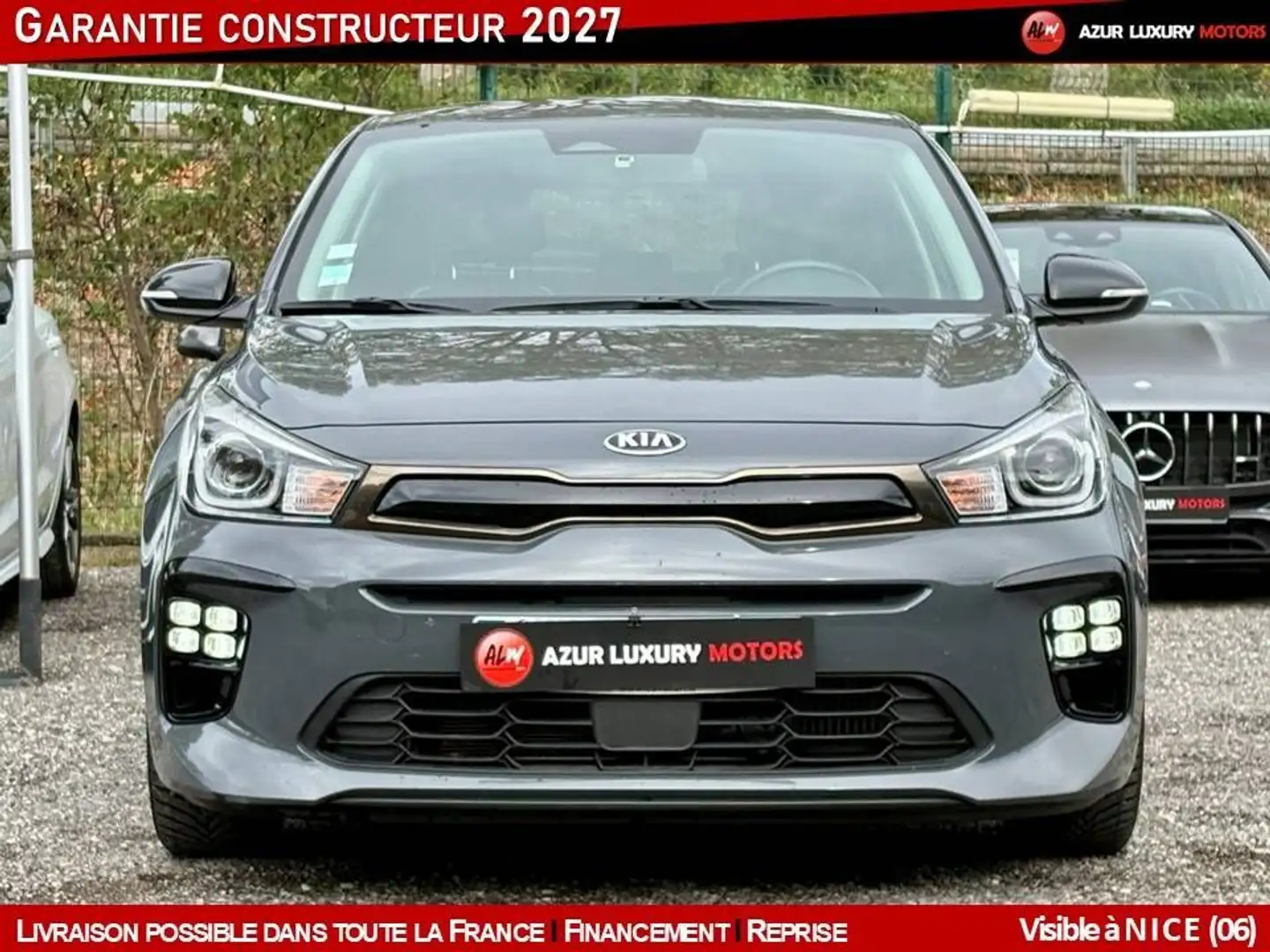 Kia Rio IV (2) 1.0 T-GDI 120 GT LINE Gris - 2