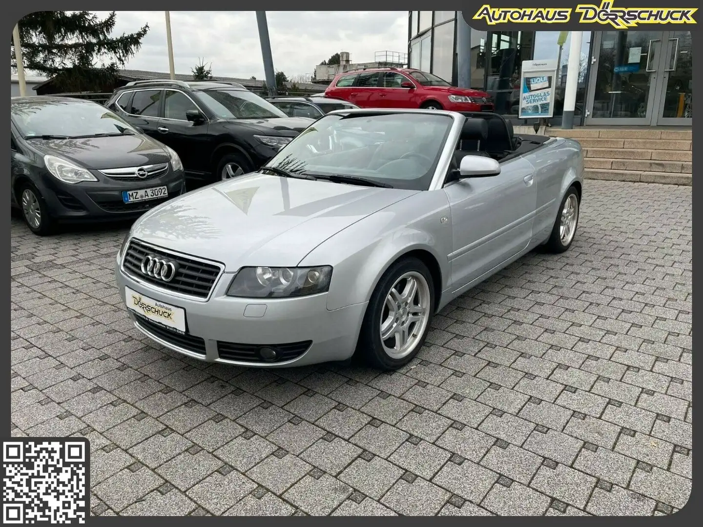 Audi A4 Cabriolet 1.8 Sitzhz. Klimaaut. Xenon  Bordc. Argent - 1