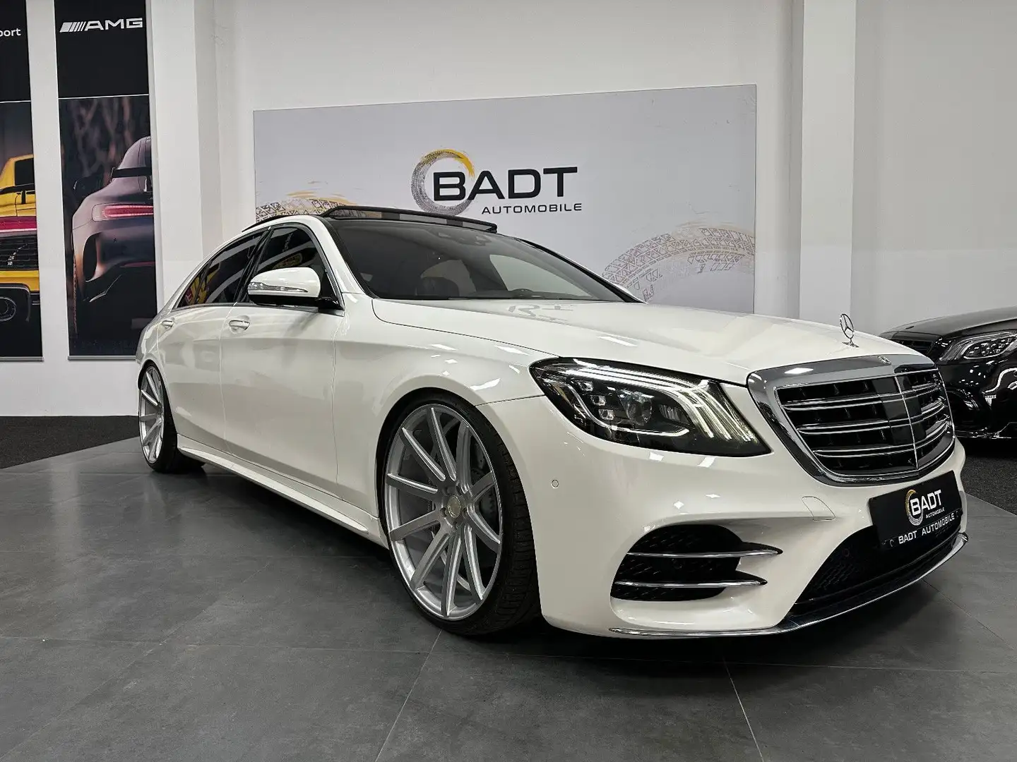 Mercedes-Benz S 560 4Matic Lang AMG PANO DTR BURMESTER HUD Alb - 2
