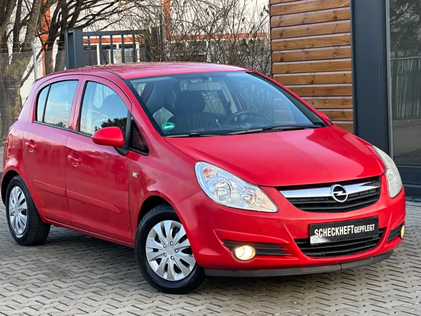 Opel Corsa D 01/2026Tüv Klima Tempomat 8f.Bereift Rot - 1