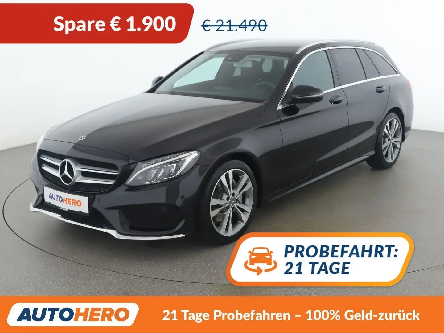 Mercedes-Benz C 200 C 200 d T AMG Line Schwarz - 1