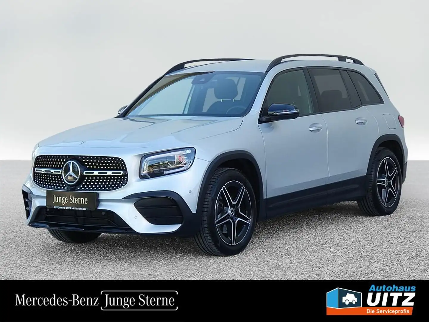 Mercedes-Benz GLB 200 d 4MATIC AMG Line +AHK+MBUX+MBeam+Night+ Argent - 1