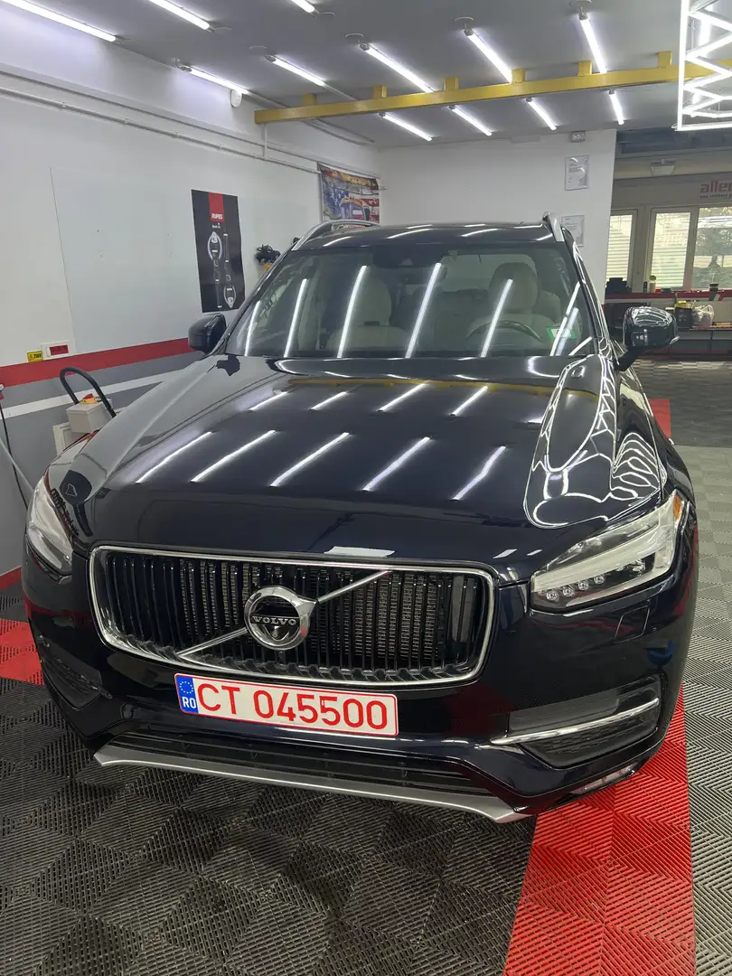 Volvo XC90 T6 AWD Geartronic Momentum Bleu - 2