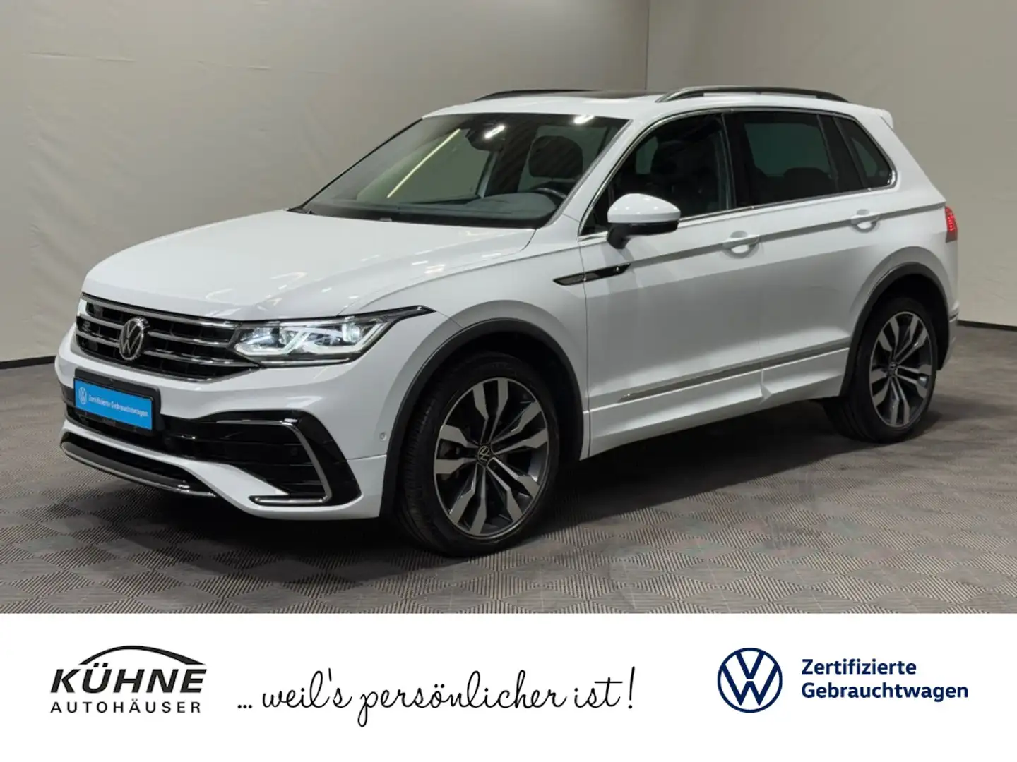 Volkswagen Tiguan R-Line 2.0 TDI DSG 4M | MATRIX NAVI PANO Blanc - 1