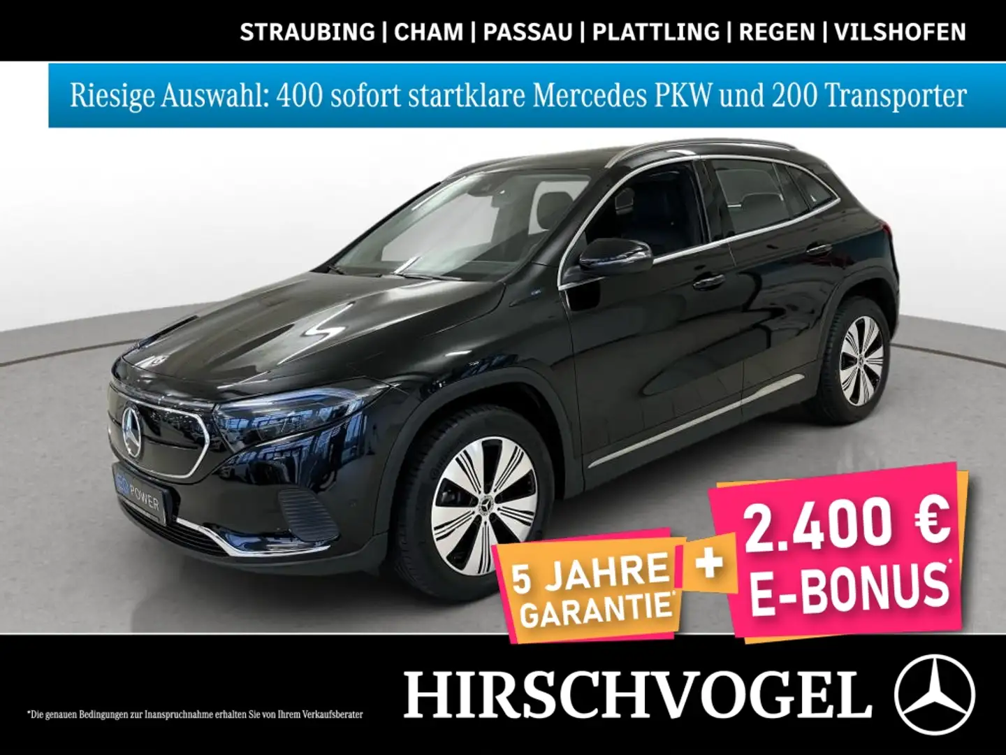 Mercedes-Benz EQA 250 Progressive+MBUX+Navi-P.+LED+Kam+PDC+SHZ Schwarz - 1