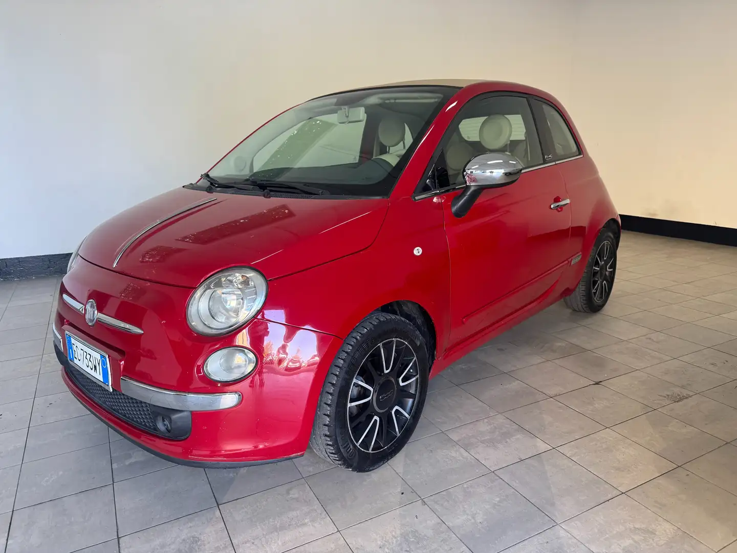 Fiat 500 500C 1.3 mjt 16v Lounge 75cv Rosso - 2