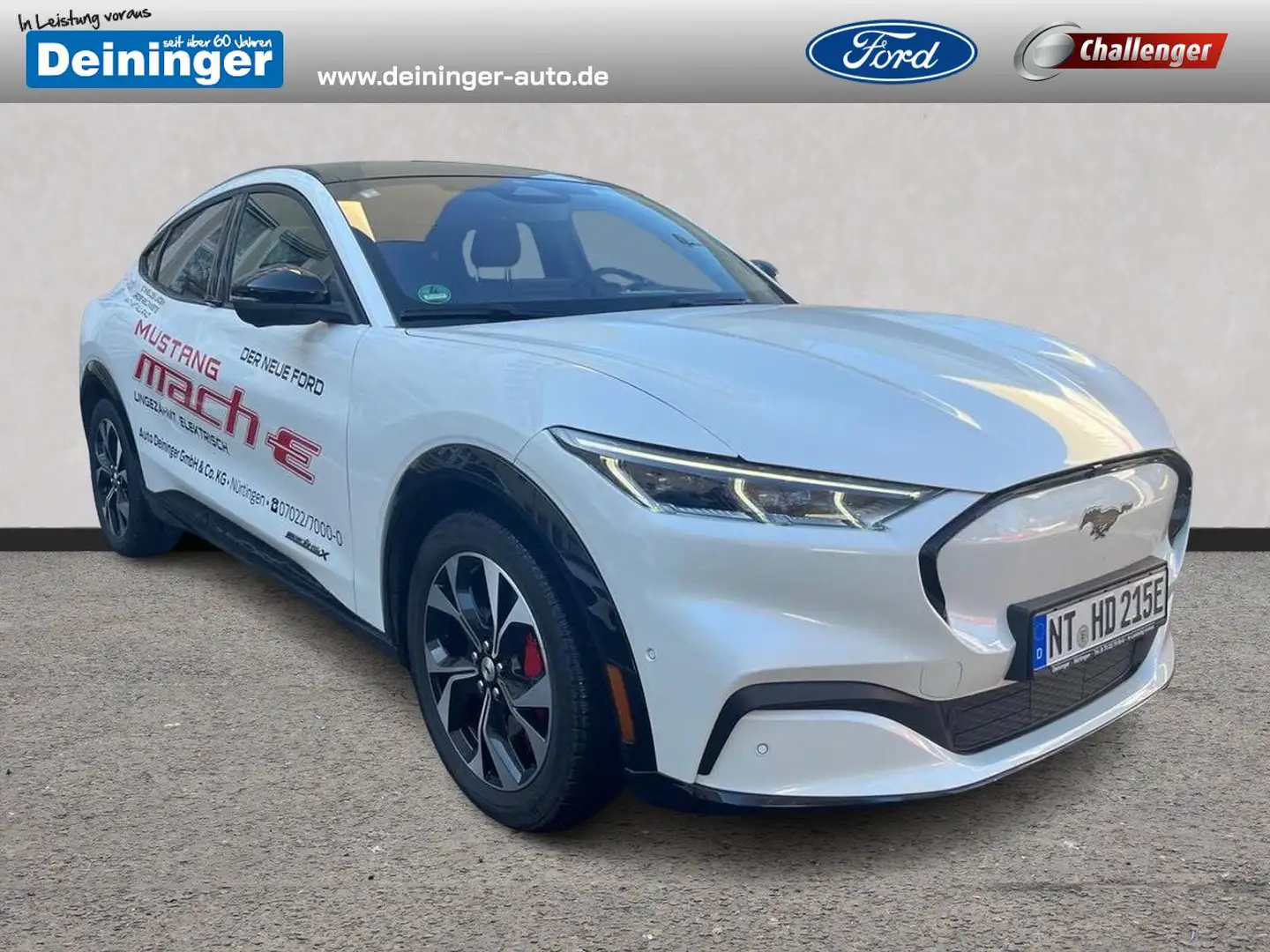 Ford Mustang Mach-E Premium AWD NAVI&DAB PANORAMADACH TECHNOLOGIE-PAKE Weiß - 1