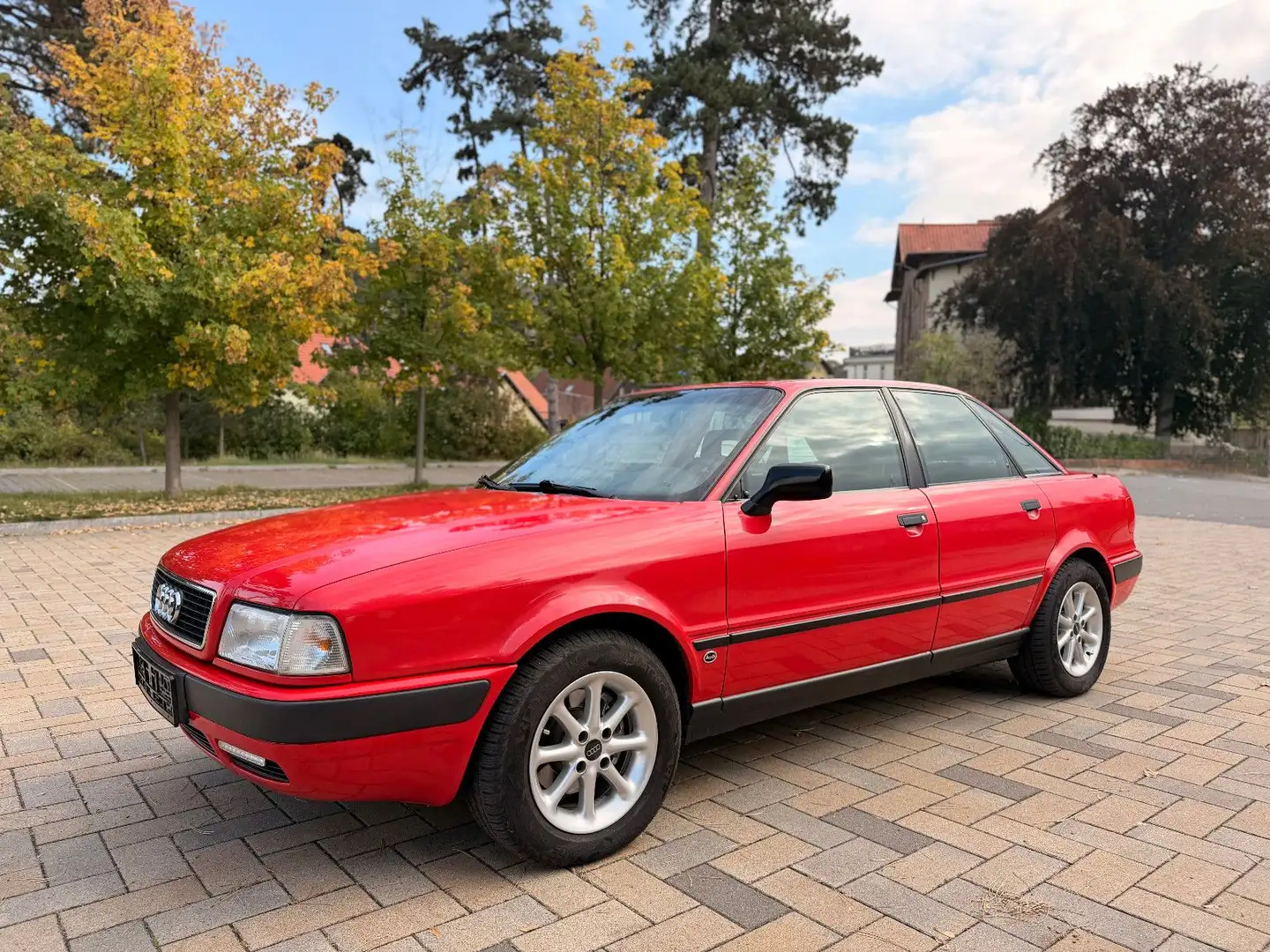 Audi 80 B4 2,0 Klimaautomatik Schiebedach Rot - 1