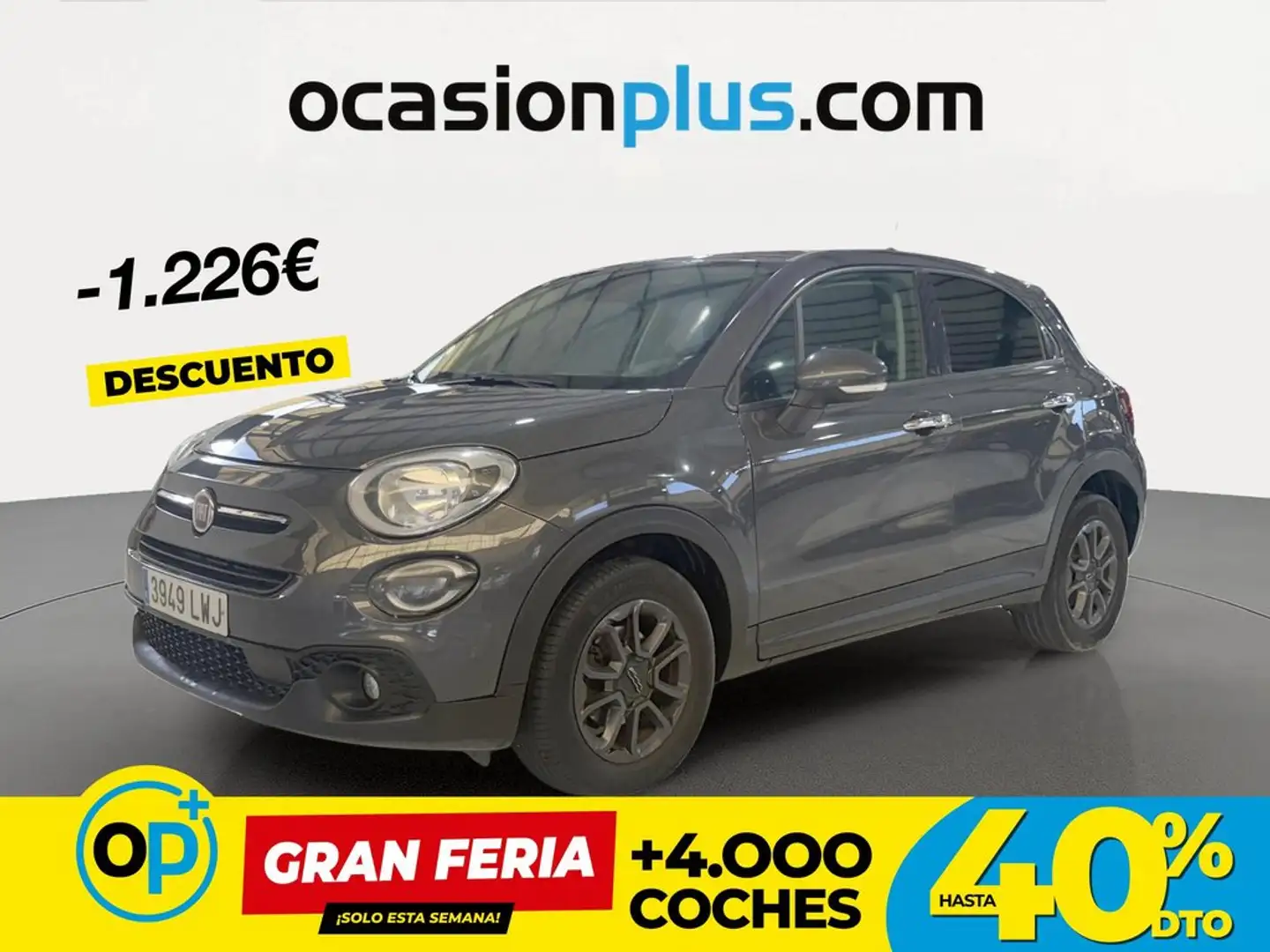 Fiat 500X 1.0 Firefly S&S Connect Gris - 1