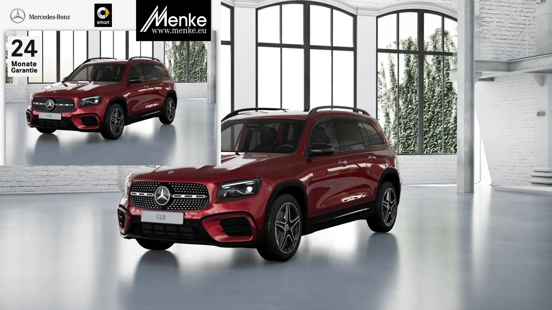 Mercedes-Benz GLB 200 d AMG+Night+Distro+AHK+Kamera+Ambiente Rot - 1