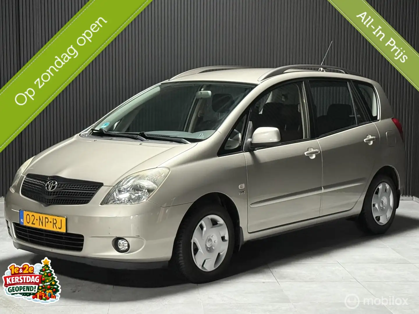 Toyota Corolla Verso 1.8 VVT-i Linea Sol|AUT|NAP|AIRCO| Grijs - 1