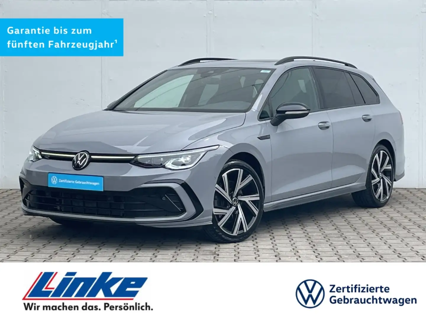 Volkswagen Golf Variant VIII 2.0TSI DSG R-line Pano/H&K/DCC/AHK Szürke - 1