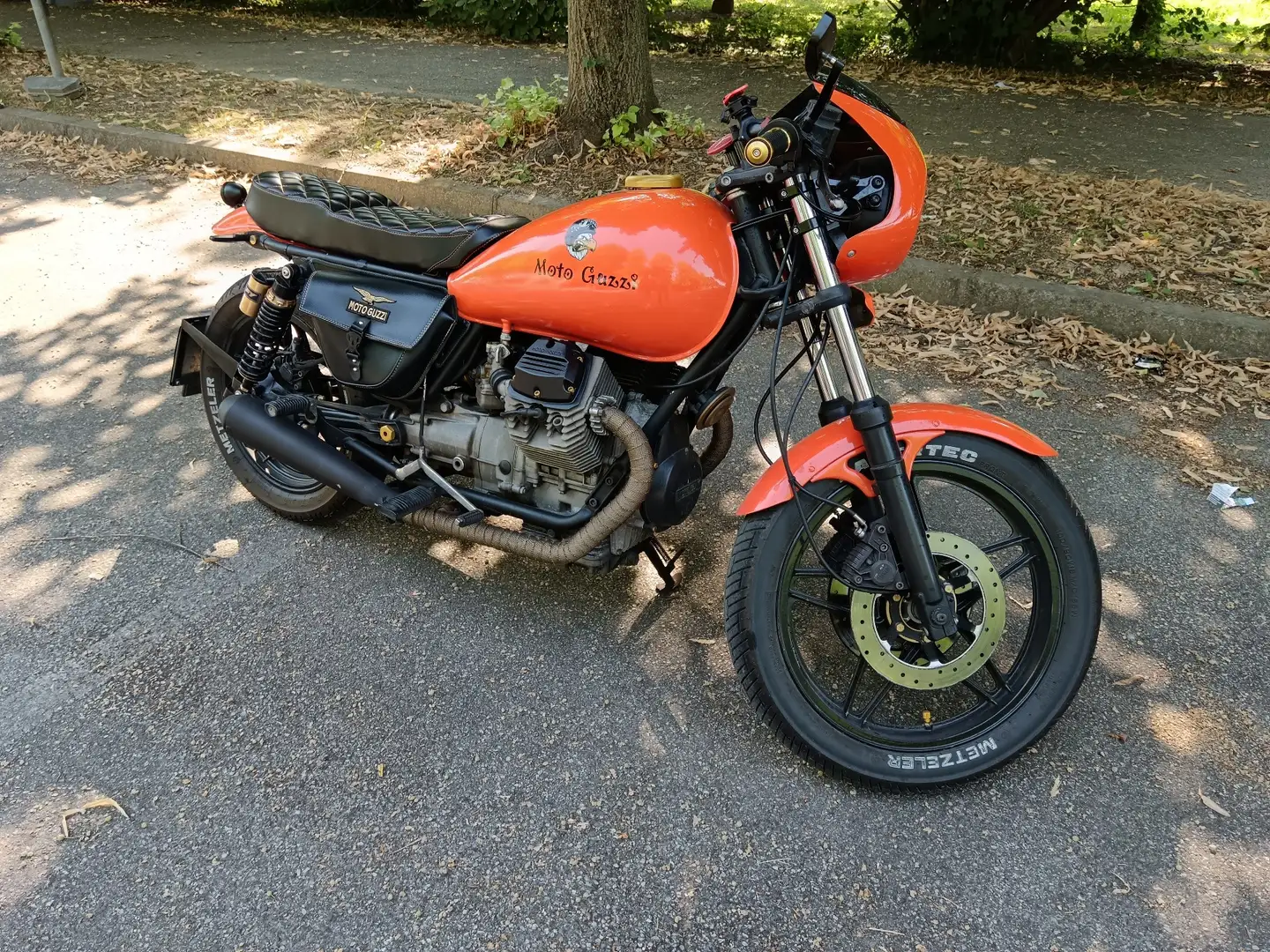 Moto Guzzi V 50 V50C Café Racer Orange - 2