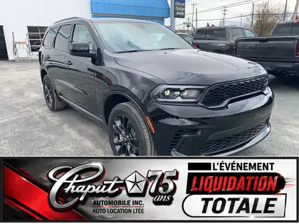 Black 2026 Dodge Durango SUV / Crossover All-Wheel Drive 8-Speed Automatic