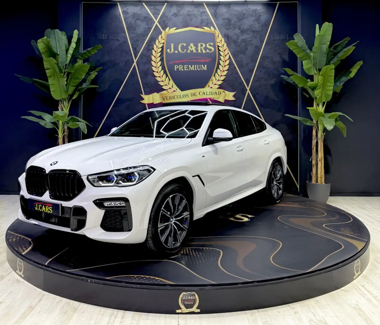 BMW X6 xDrive 30dA Blanc - 1