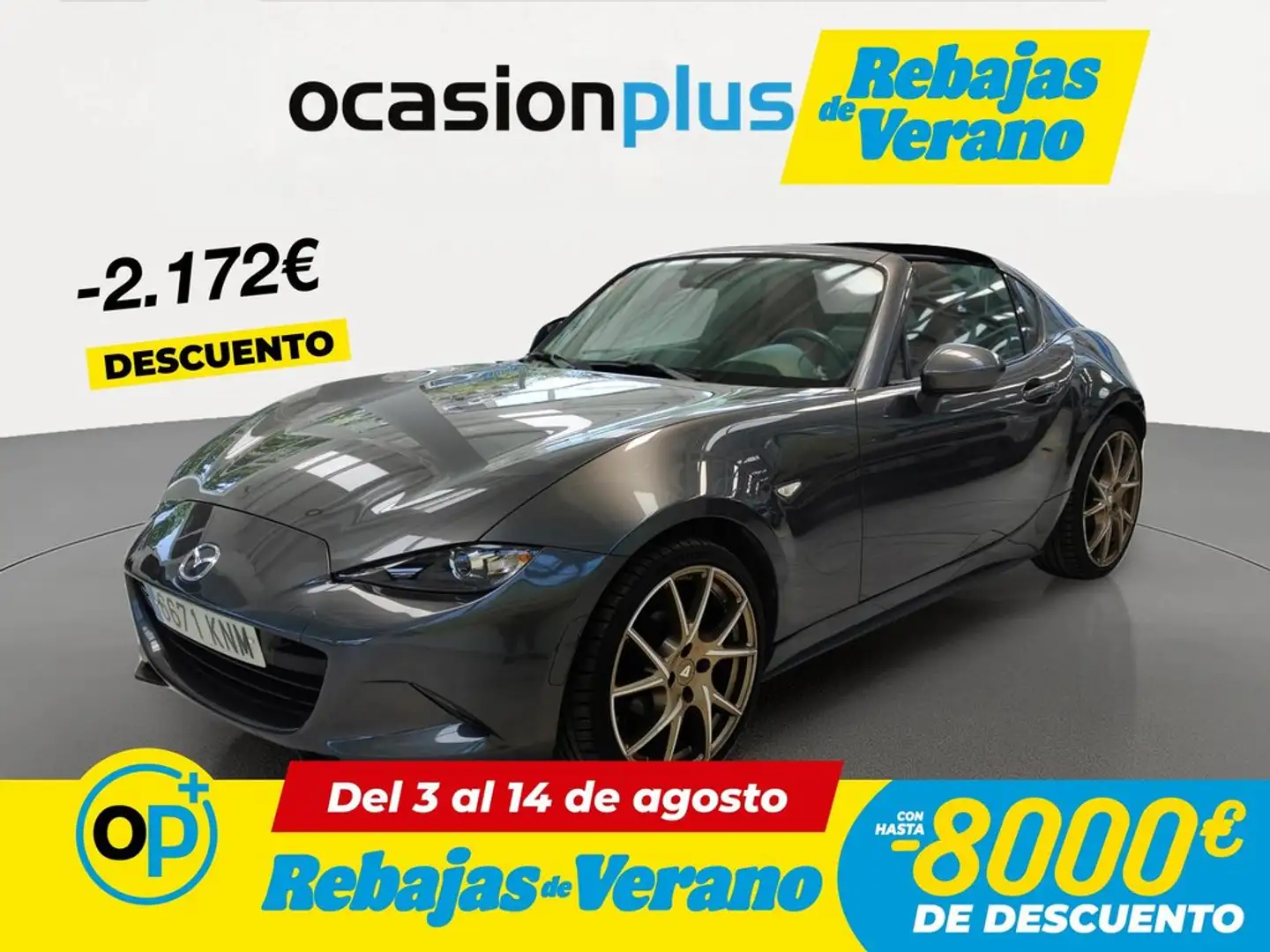 Mazda MX-5 RF 1.5 Skyactiv-G Zenith Nappa Safety Gris - 1
