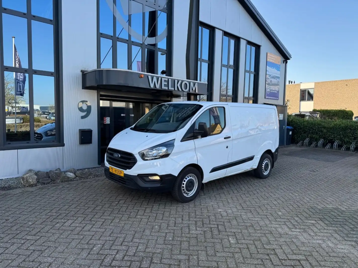 Ford Transit Custom 2.0 TDCi 108PK Airco, PDC, Bluetooth, Schuifdeur, Blanc - 2