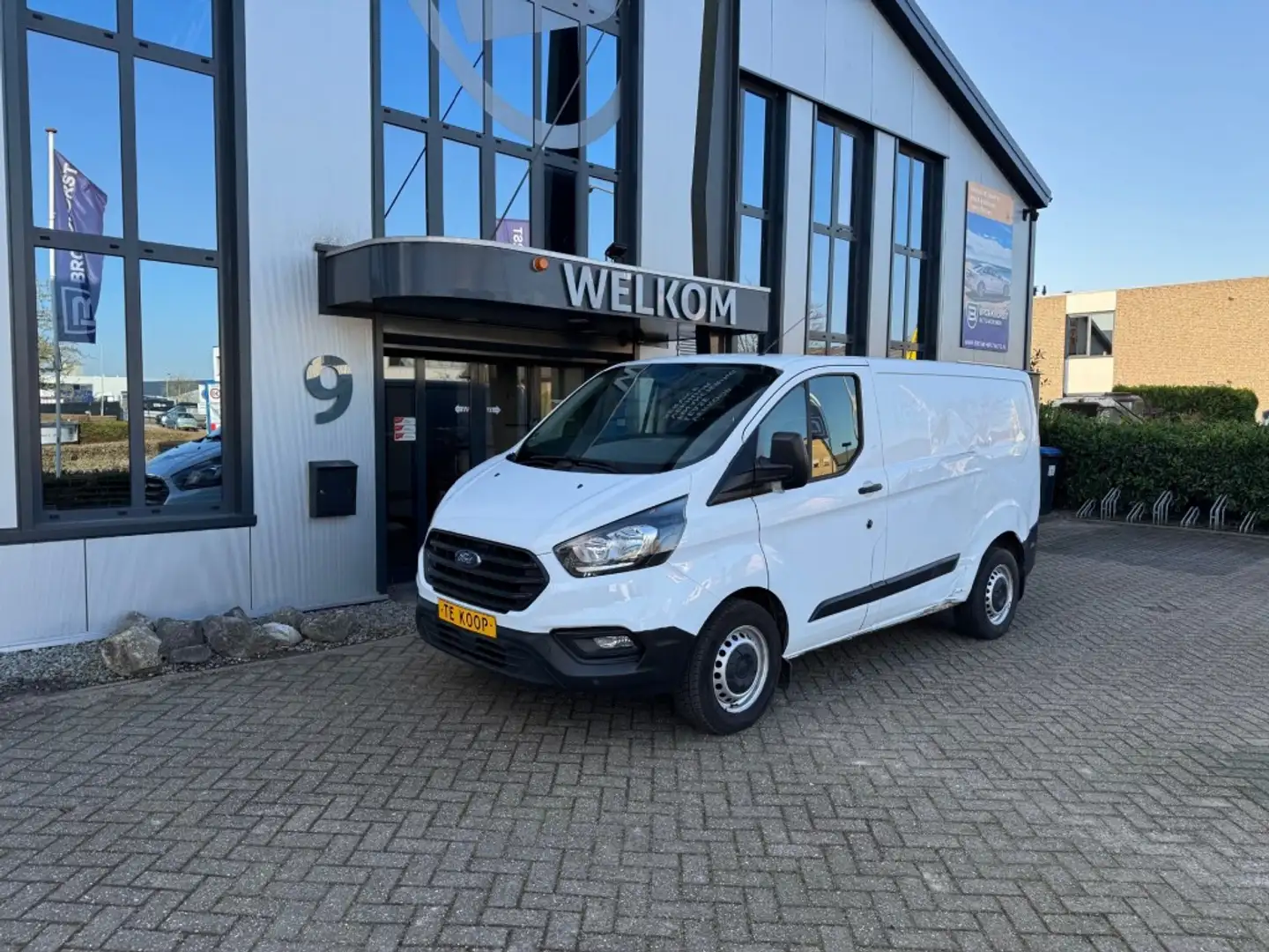 Ford Transit Custom 2.0 TDCi 108PK Airco, PDC, Bluetooth, Schuifdeur, Blanc - 1